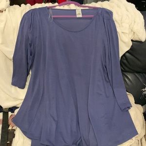 Boutique Primrose women’s size L blue knee length 3/4 sleeve dress